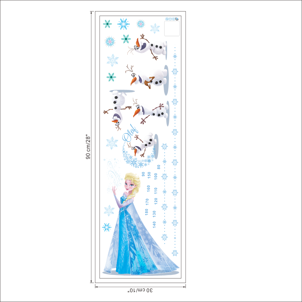 Frozen Height Measure Chart