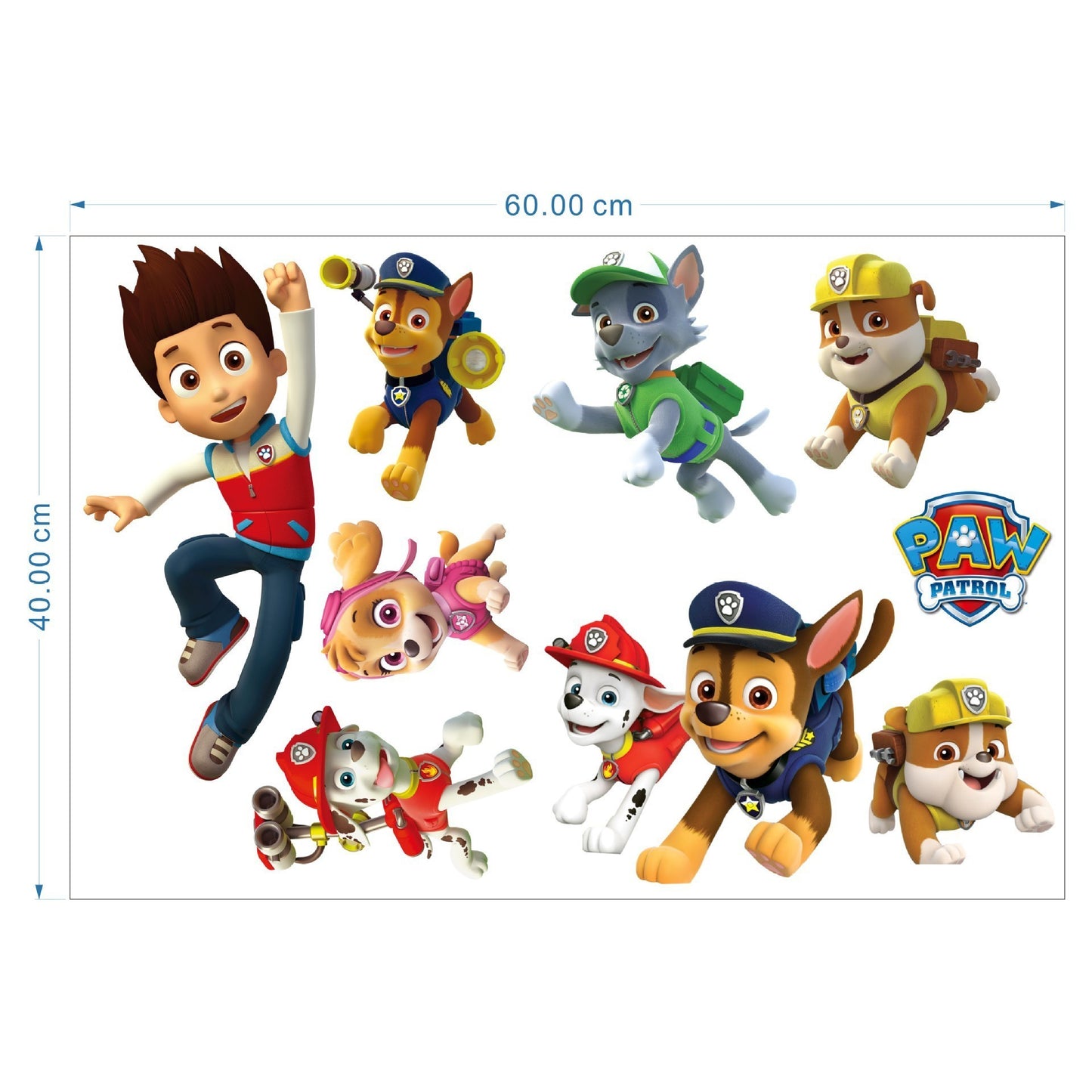 Paw Patrol - Free to Place Characters with Ryder