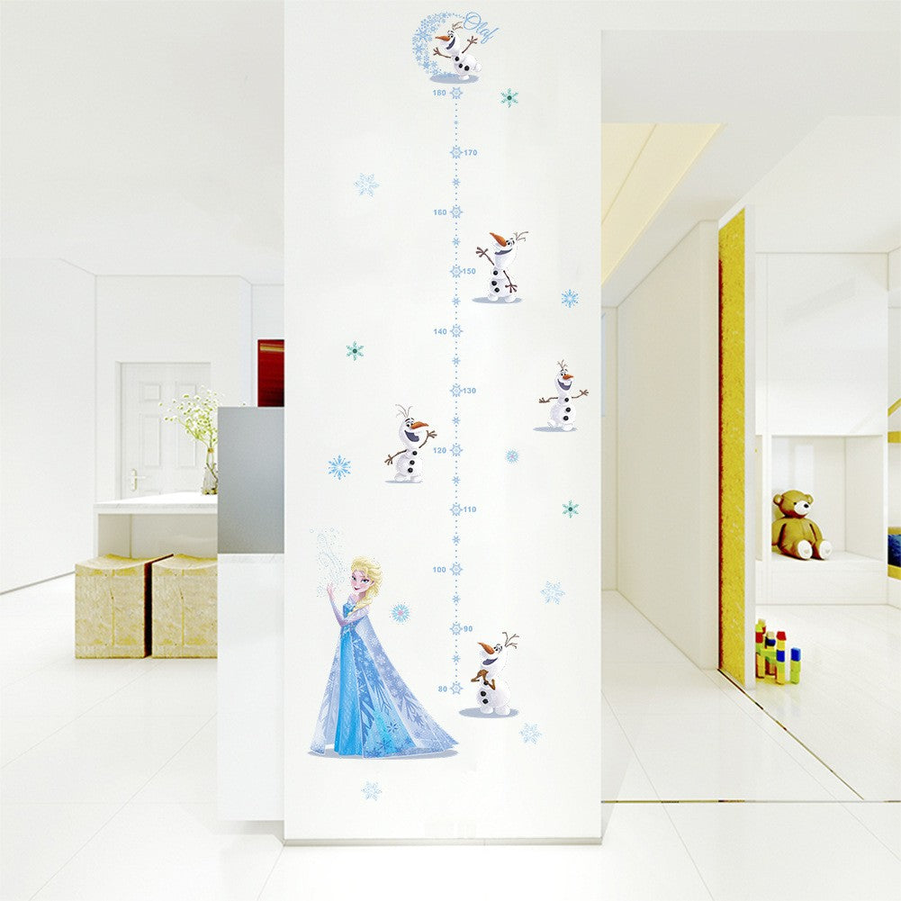 Frozen Height Measure Chart PVC Wall Sticker - 30x90cm