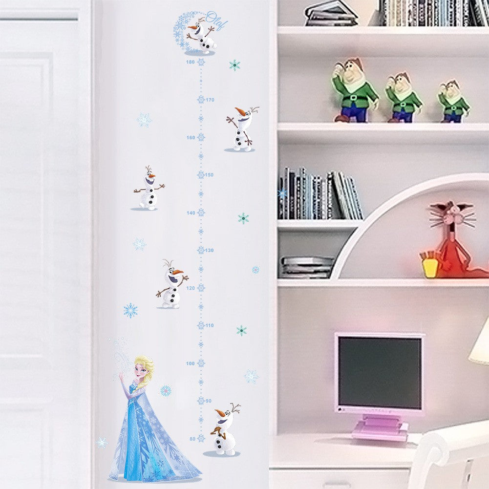 Frozen Height Measure Chart PVC Wall Sticker - 30x90cm