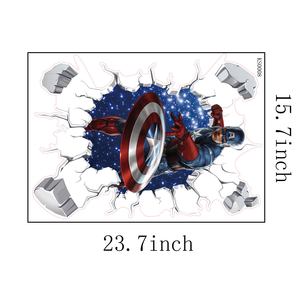 Captain America Wall Break - Vertical