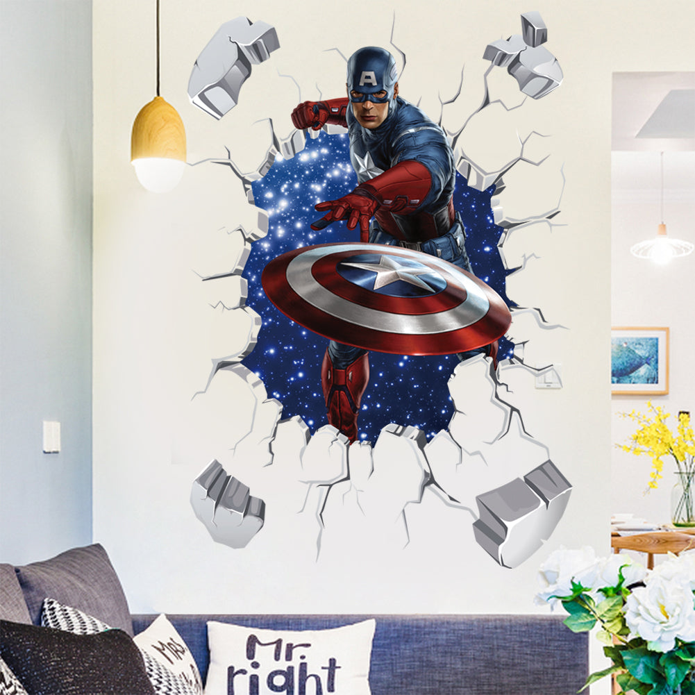 Captain America Wall Break - Vertical