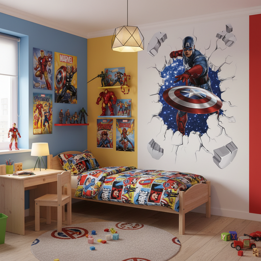 Captain America Wall Break - Vertical