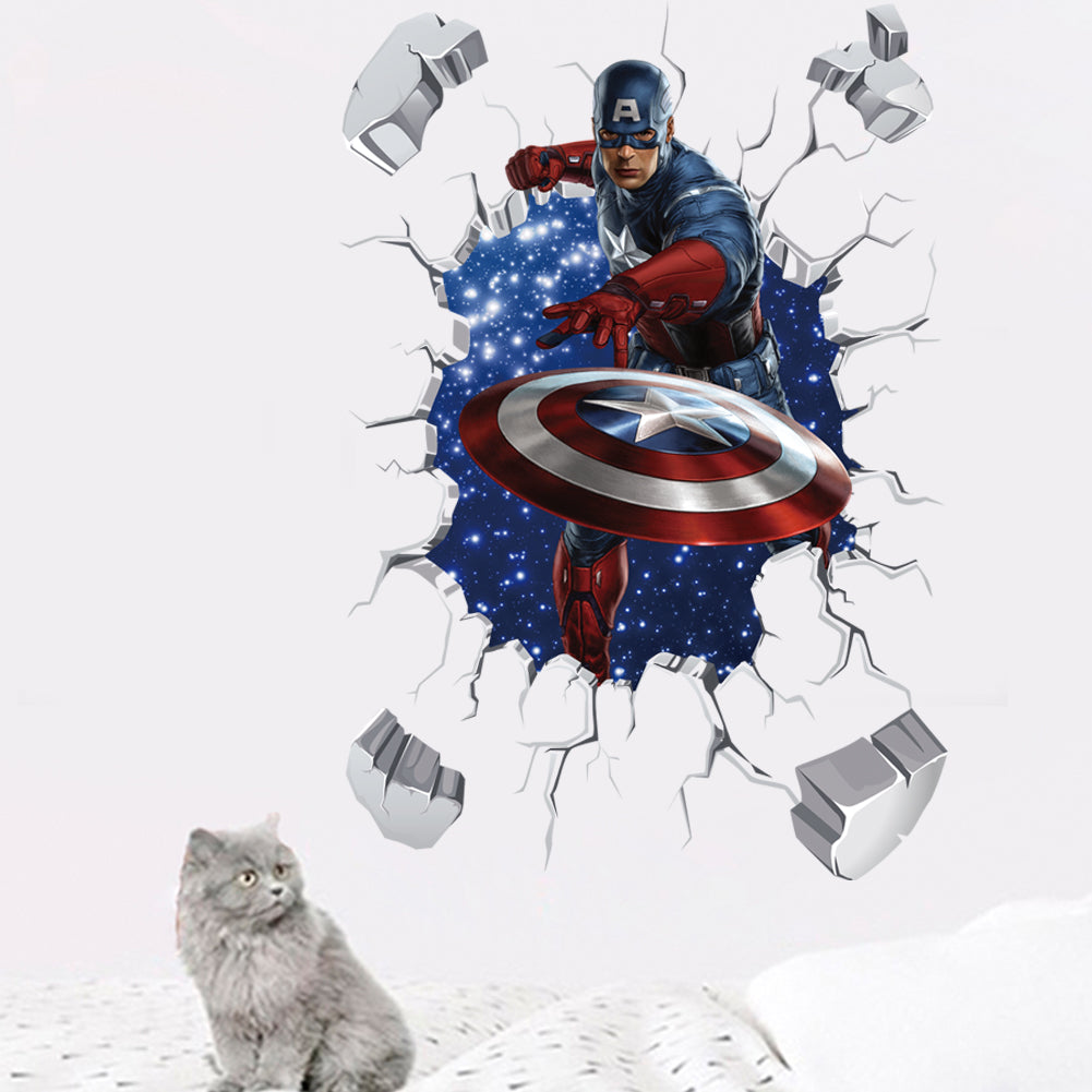 Captain America Wall Break - Vertical