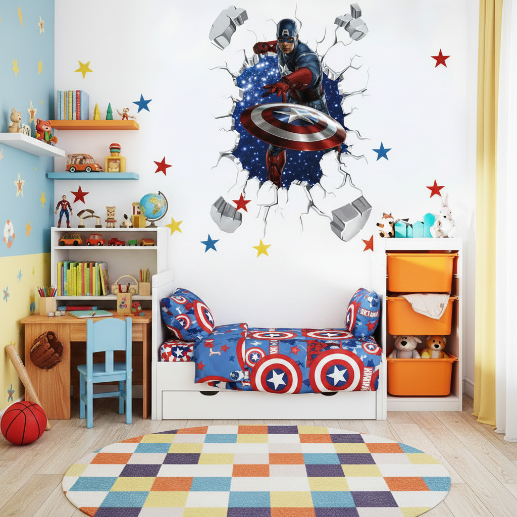 Captain America Wall Break - Vertical