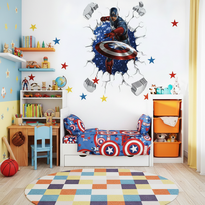 Captain America Wall Break - Vertical