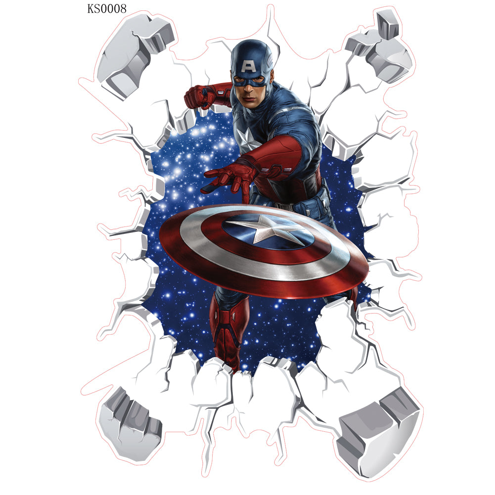 Captain America Wall Break - Vertical