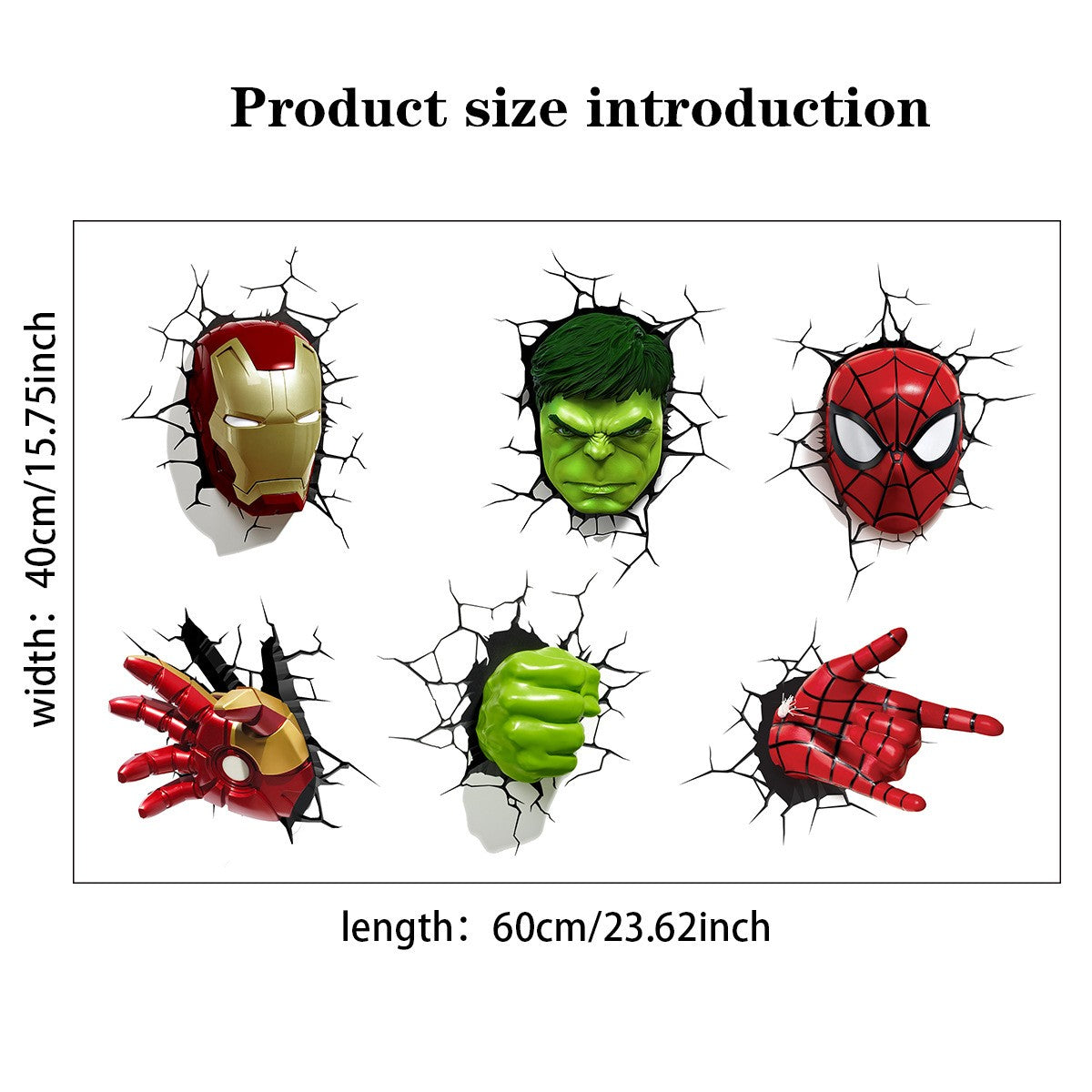 Marvel Super hero wall smash