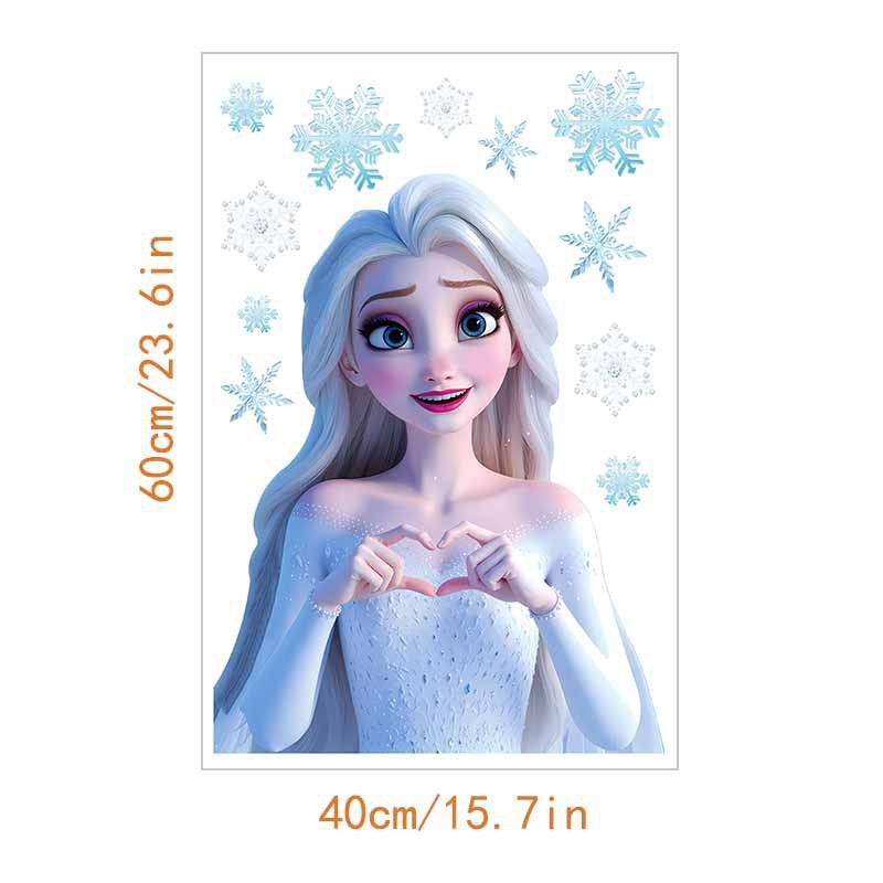 Elsa Ice Magic PVC Wall Sticker - 40x60cm