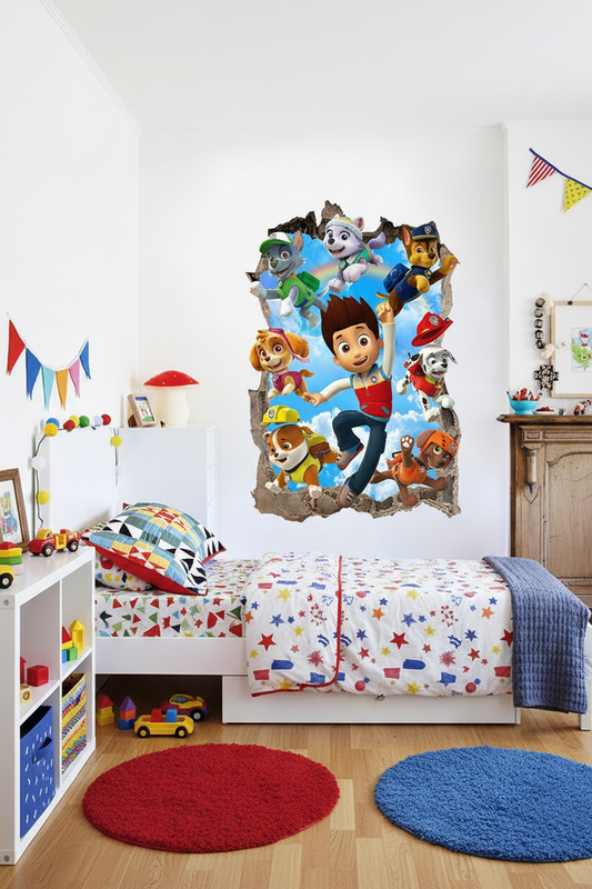 Paw Patrol wall break Vertical
