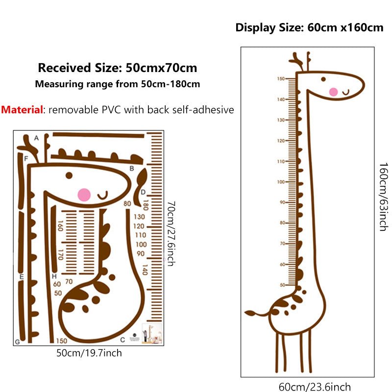 Giraffe Height Measure - WallStick