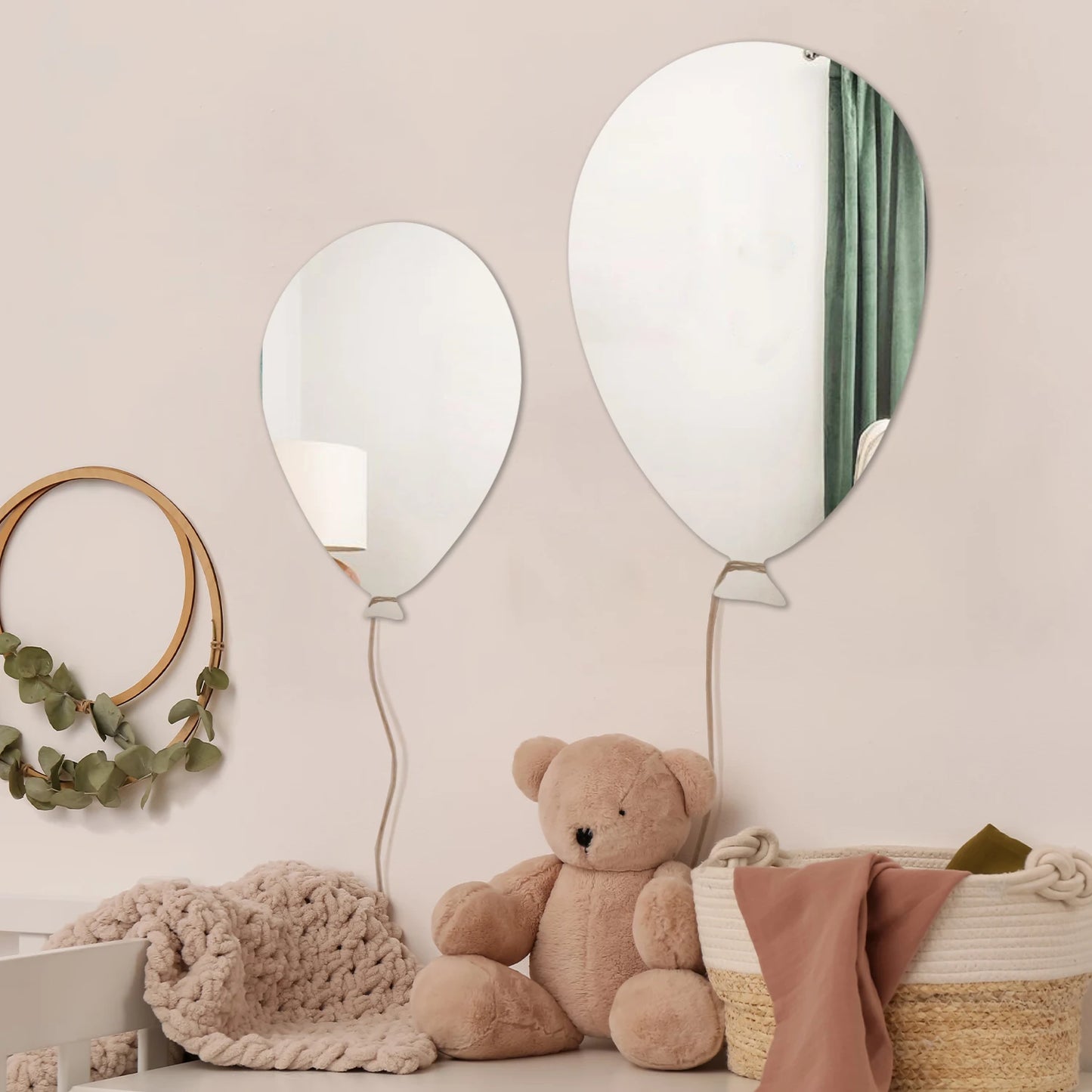 Balloon Acrylic Mirror Set of 2