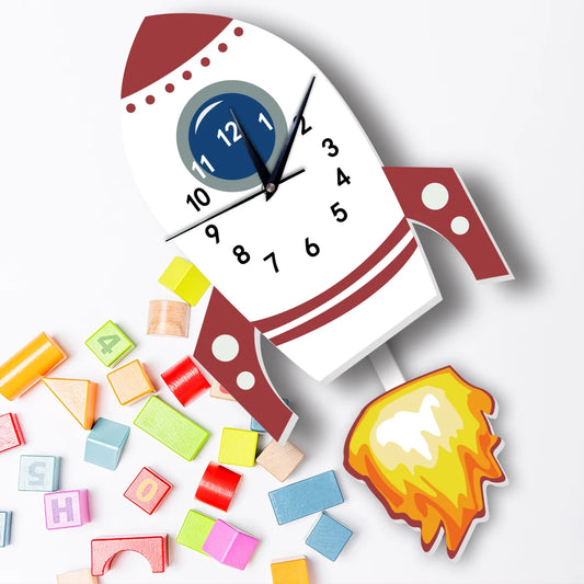 Rocket Wall Clock